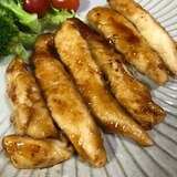 柔らかササミの照り焼き